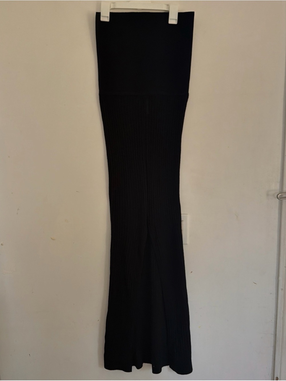 SKIMS sheer knit fold over maxi skirt size small NWT (tiny hole on back)
